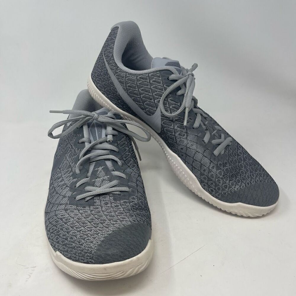 Nike Gray White Kobe Mamba Instinct Pure Platinum Basketball Shoes Size 12